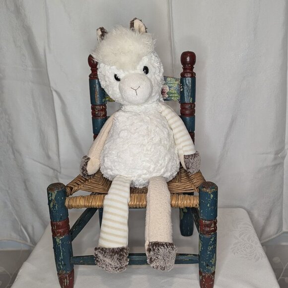 Aurora Purely Luxe White Alpaca 20" Stuffed Toy, Soft Plush - Picture 1 of 7
